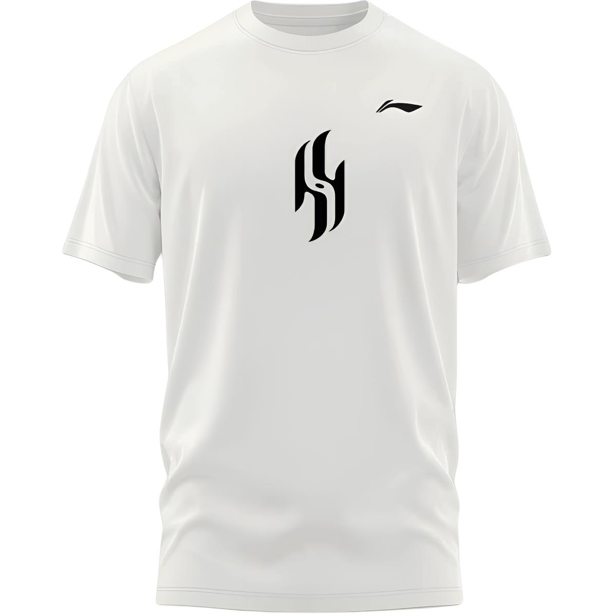 

Li Ning Баскетбольная Серия Спортивный Повседневный Простой Пуловер с Круглым Вырезом Принтованная Удобная Универсальная Футболка с Коротким Рукавом Мужская Футболка Молочно-Белый AHSVG49-1 2XL