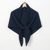 New hot-selling chiffon crumpled square scarf, solid color fashionable pleated shawl bag head multi-purpose yarn scarf