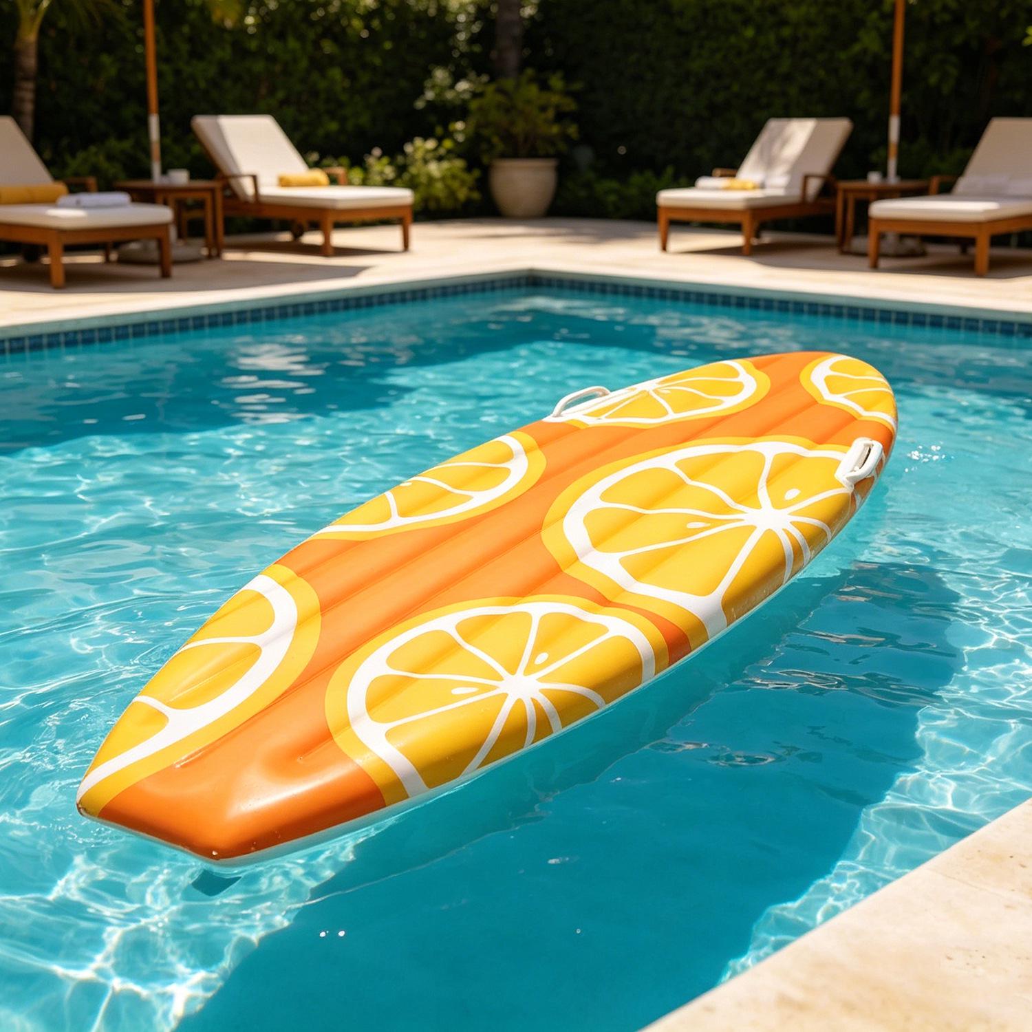 Portable Kids  Double Handle Inflatable Surfboard - Summer Bodyboard