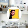 1Pc Surrealist Artist Salvador Dali Polyester Cushion Cover 2D Double-Sided Print, Decorative Pillow Case For Home Decor, Ideal