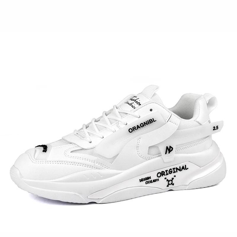 Male Casual Sneakers Men Trend Running Shoes Fashion Breathable Spring Autumn Outdoor Newest 2022 Comfortable Basketball Shoes Blue 40