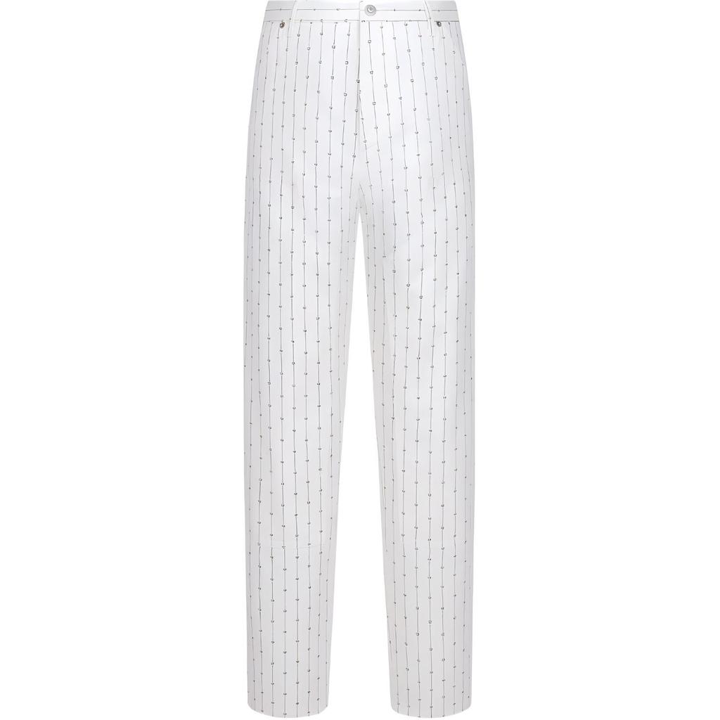 DIOR Dior Quarterly New Products SS22 Jeans Men's White 183D022B5448-C085