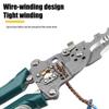 1Pcs Wire Stripper Foldable Cable Cutter Stripper Pliers Multi-Function Electrician Hand Tool For Wires Cutting Crimping