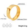 Heart Charm Rings for Women Bohemian Stainless Steel Gold Aesthetic Ring Trend Korean Jewelry Birthday Gift