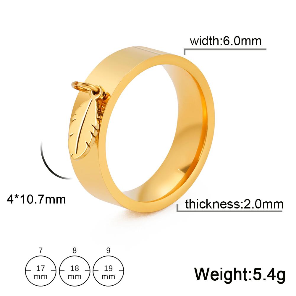 Heart Charm Rings for Women Bohemian Stainless Steel Gold Aesthetic Ring Trend Korean Jewelry Birthday Gift