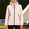 Softshell Outdoorjacke Winddicht Wasserdicht Leicht Kapuzenjacke für Herren und Damen Geeignet für Wandern Camping Sport und Freizeit