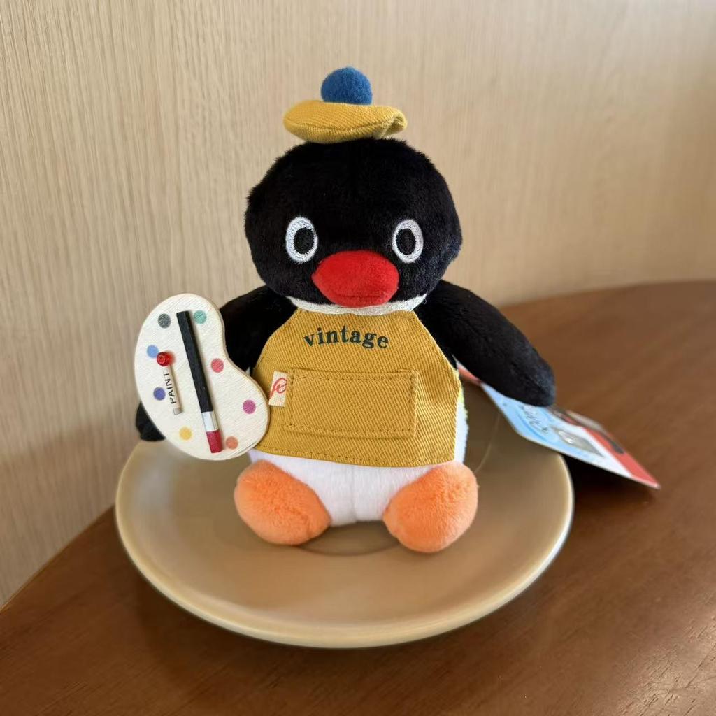 Genuine Penguin Family Bag Charm - Autumn/Winter Series Plush Toy Keychain