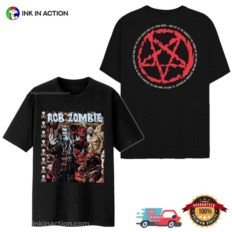 Rob Zombie Concert Double Side Graphic Print Unisex  HH03468 Unisex T-Shirt XXXXL