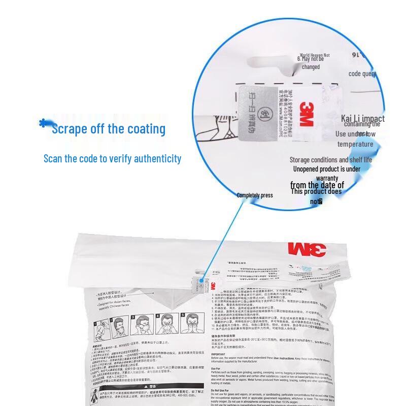 3M KN90 Foldable Dust Mask