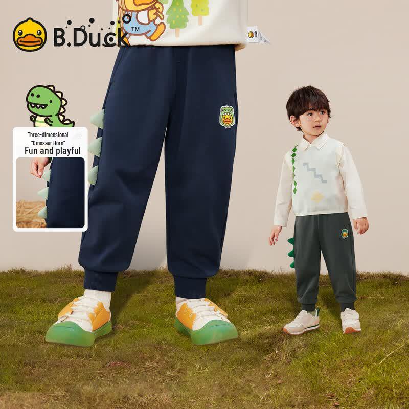 Мальчиковые 3D-штаны-джоггеры с динозаврами B.Duck 110CM