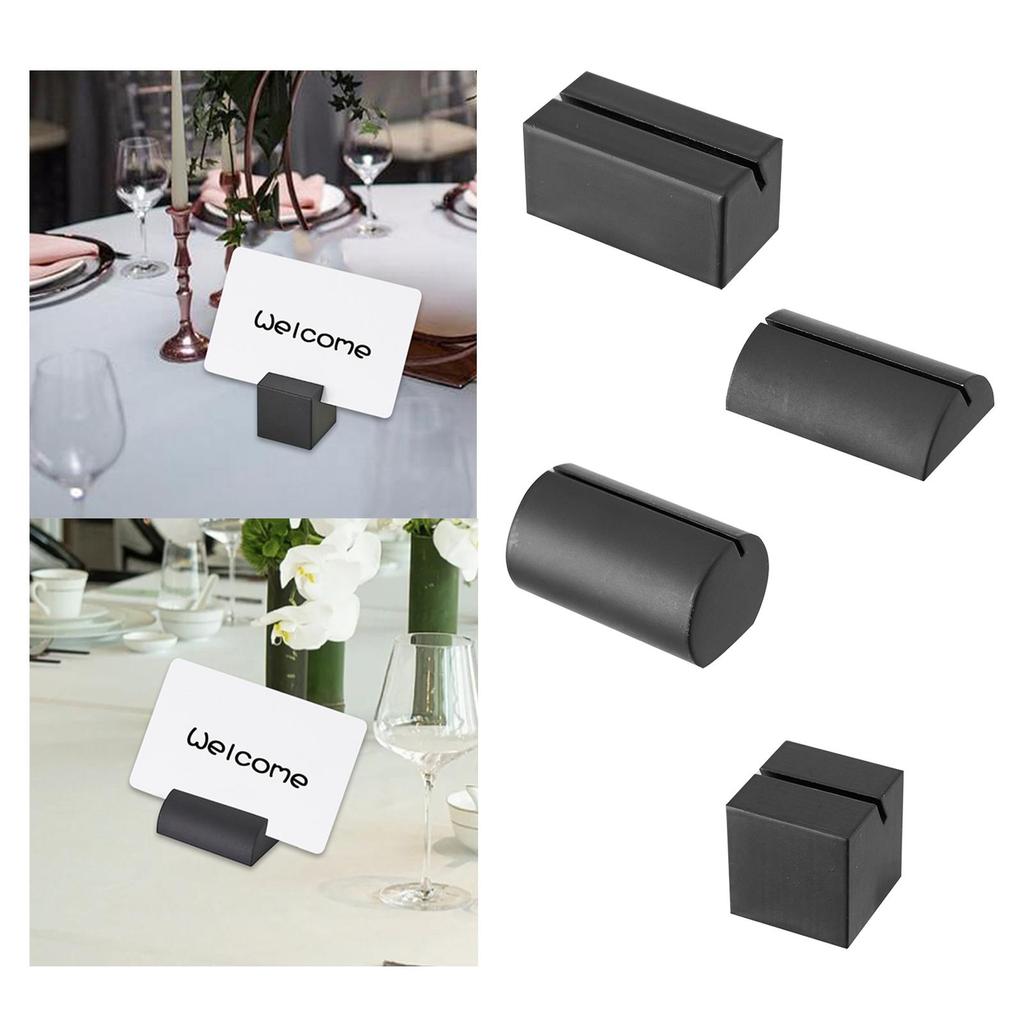 Držák na vizitky Stojan na čísla stolů Štítky na poznámky Jmenovky Držák na obrázky pro