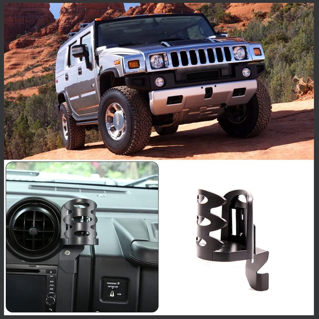 Car Drink Cup Bottle Holder for Hummer H2 Car Drink Holder for Water and Air Conditioner Car Accessories Holder, Holder, (2003-2007), Multi-Functional