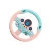 Pink Kids Busy Board Accessory Educational Steering Wheel Toy With