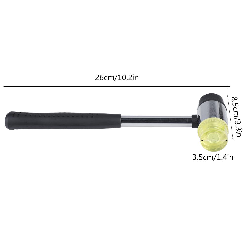 Double Face Plastic Hand Rubber Hammer Leather Tool(35mm)