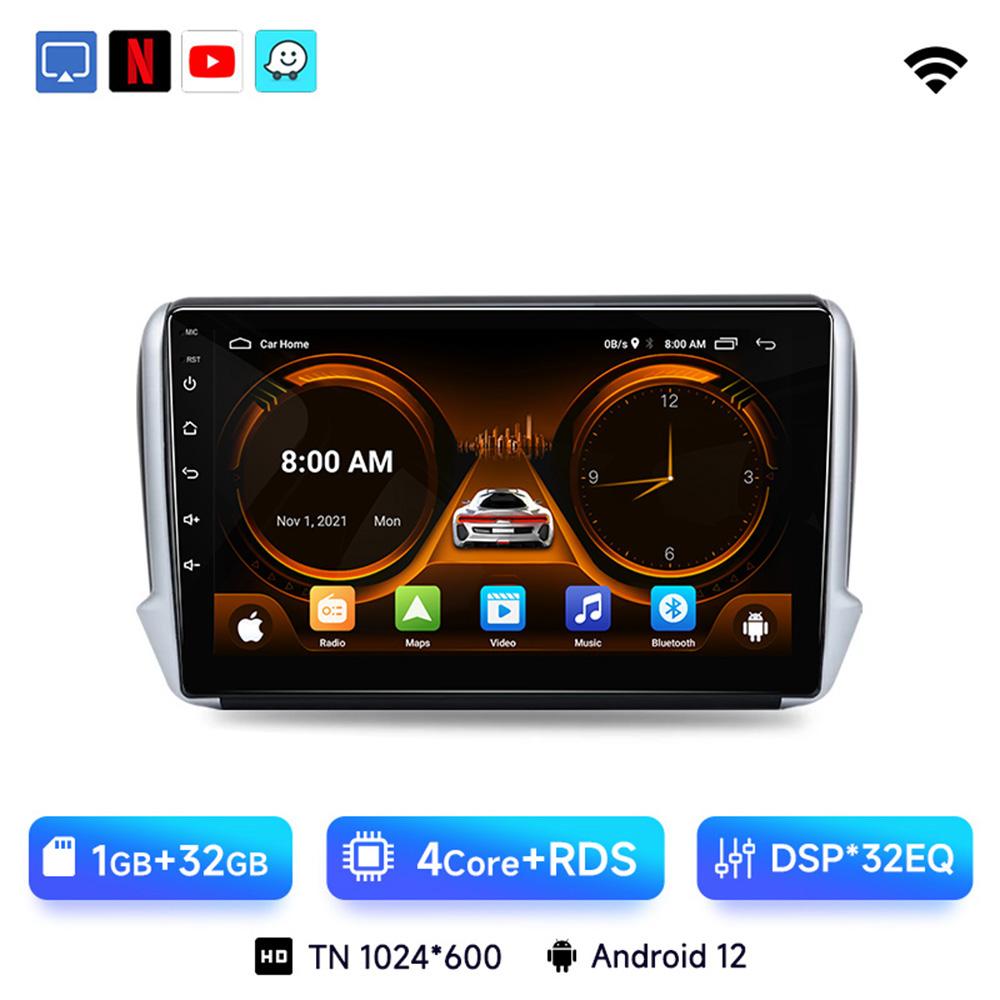 

JIUYIN Car Radio For Peugeot 2008 208 2012 - 2018 wireless CarPlay Android 13 Auto car intelligent systems No 2 din 2din DVD CHINA