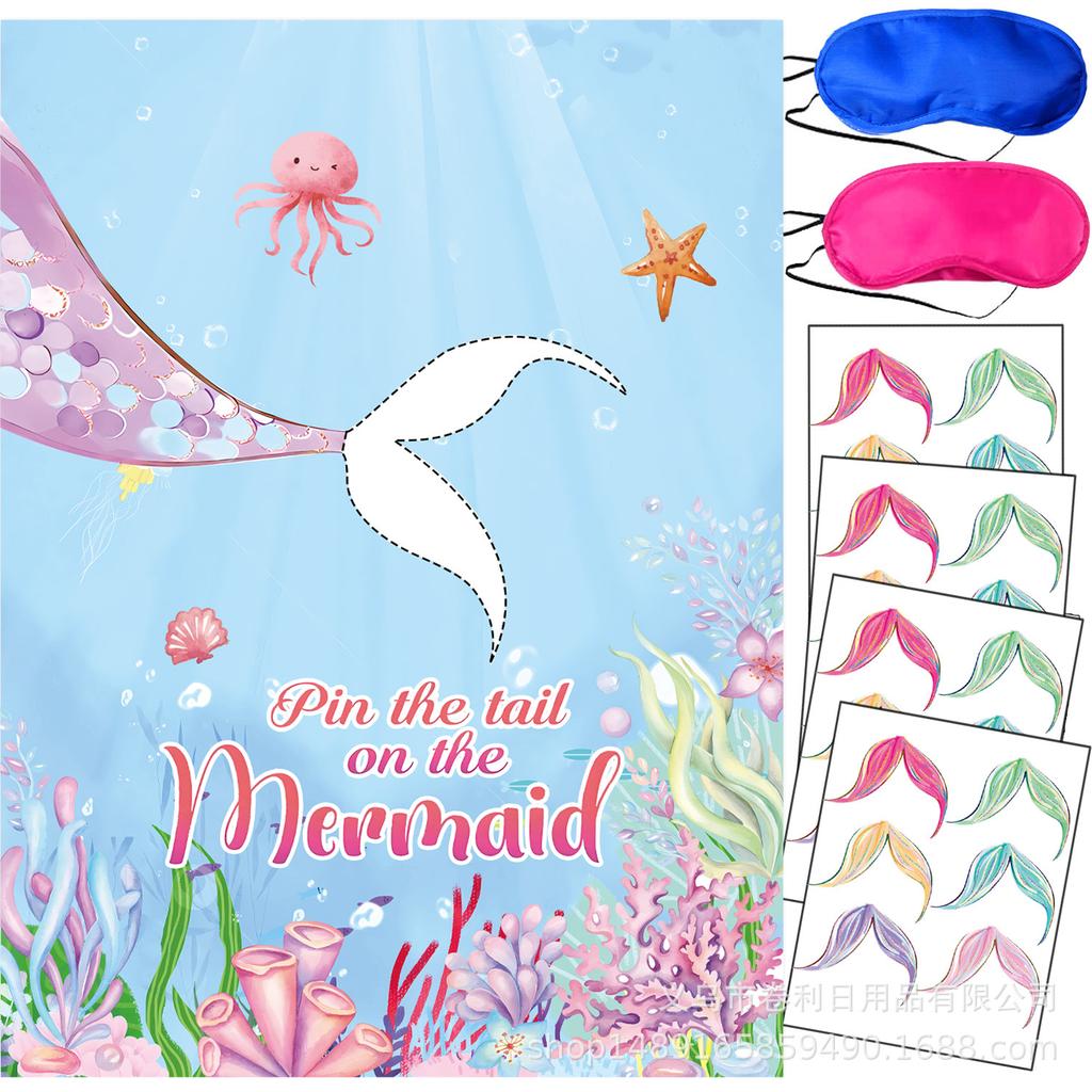Dinosaur Unicorn Muscle Male Theme Party Supplies Blindfolded Game Poster Fun Game Poster