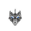Stainless Steel Celtic Viking Wolf Head Necklace Pendant