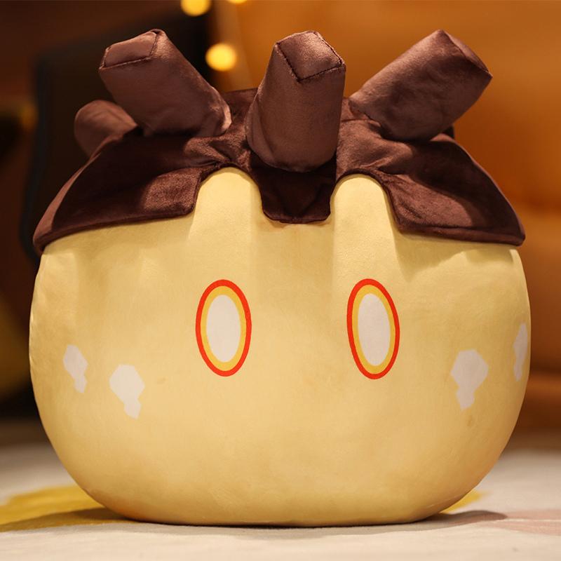 Zacht Pluizig Genshin Impact Slime Pluche Kussen Met Schattig Ontwerp Knuffel Ideaal Voor Vakantiecadeaus En Gamekamer Decoratie 35cm