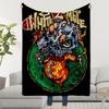 Blanket Throw Super Rock Cosy Plush Living Z-ZombieS Room Sofa Band Couch W-WhiteS-ES Childish Birthday Gifts
