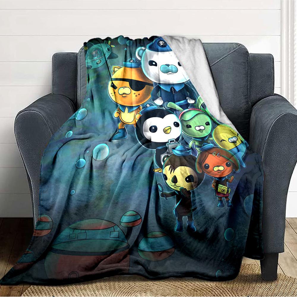 1pc OCTONAUTS1 Blanket, Gift, for Men and Women, Soft Blanket, Good for Sofa Bed Couch Travel, Lightweight Flannel Blanket