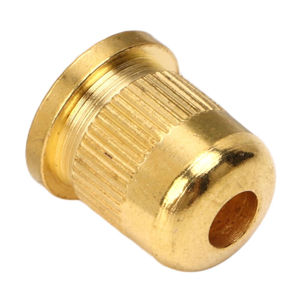 8PCS Guitar String Ferrule Alloy Compact Bass Through Body Buckle for Replacement
