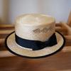 Japanese French Retro Short Brim Sisal F Hemp Flat Top Top Hat Women'S Summer Vacation Woven Straw Hat Sun Protection Visor