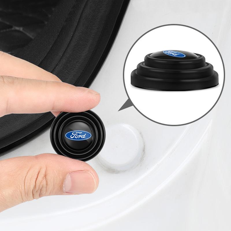 4Pcs Car Door Anti-shock Pad Anti-noise Buffer Gasket Auto Interior For Ford F150 Ranger Fiesta Transit Mustang MK2 MK3 MK7 Puma CVW1