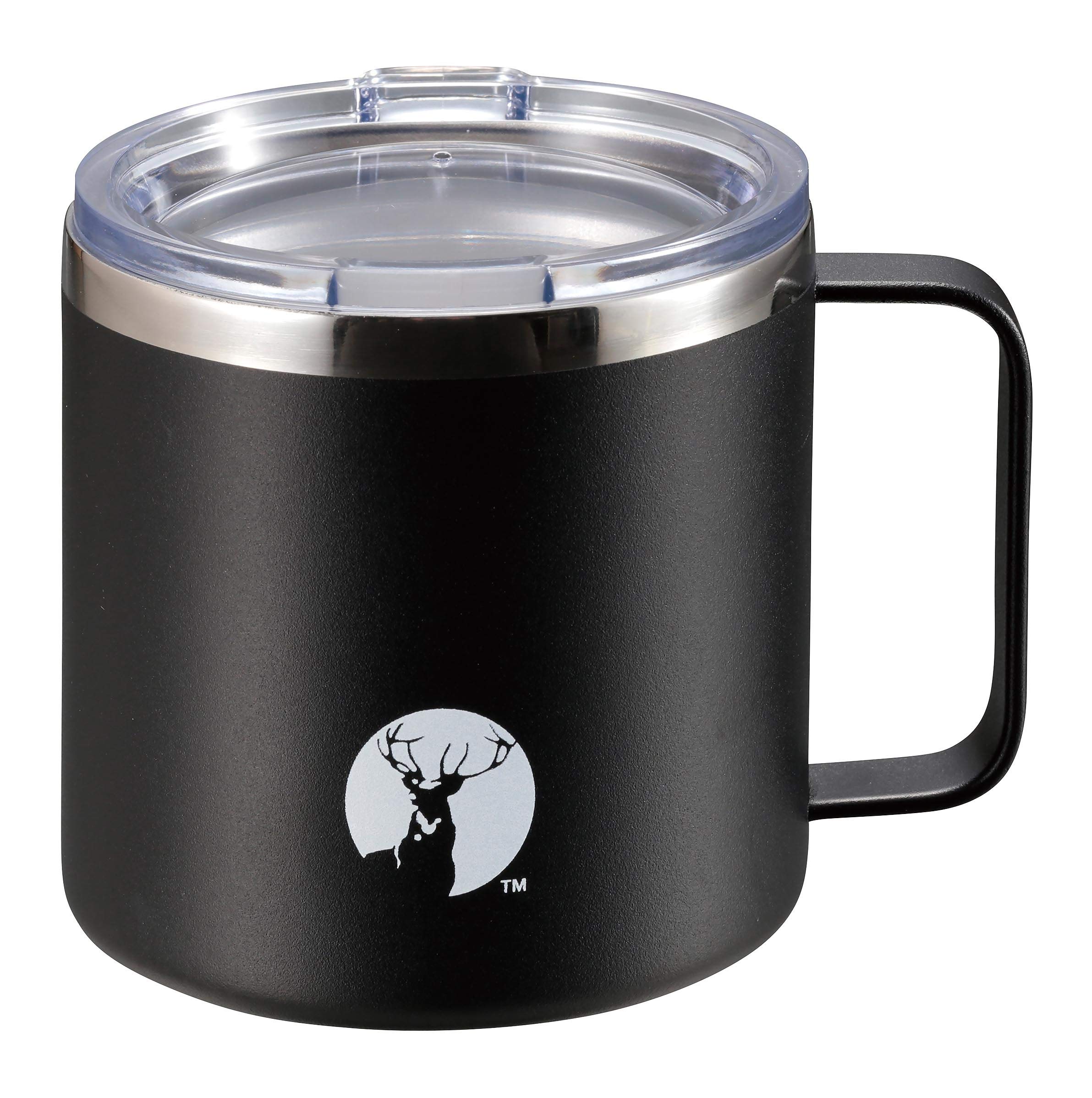 

Кружка Captain Stag Stein HD Кружка Подвійна Нержавіюча Сталь Вакуумна Ізоляція Ізоляція з Кришкою 450 мл Чорна (КАПІТАН СТАГ) Тепло/Холод UE-3495 чорний