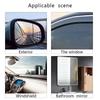 Waterproof Car Rearview Mirror Film Nano Rainproof Transparent Protective Sticker Universal Rearview Mirrors Anti-Fog Stickers