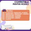 Ink Cartridge - CHOUMICHA - LC223/LC223XL - Compatible Brother Printers - Pack of 5 - Generic