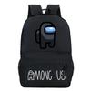 Among Us Game Merchandise Cartoon Print Student Bag + Oblique Span Bag + Shoulder Bag Combination
