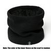 Thermal Windproof Neck Warmer for Men Women Fleece Face Scarf Winter Gaiter Balaclava Ski Mask Cold Weather Outdoor Hood