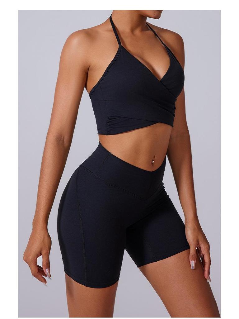 New Halter Neck Bra: Quick-Drying, Backless, Thin Strap, Criss-Cross Layered Design