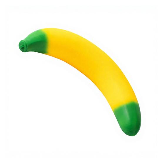 Banana Squeeze Toy Soft Rubber Toy Fun Pinch Stress Relief Sensory Toy Portable Fidget Toy Safe