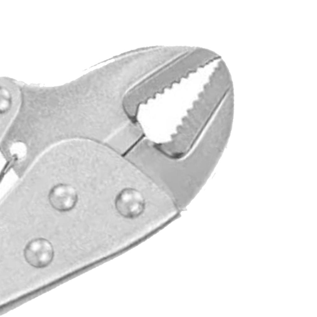 Vise Pliers Locking Wrench Round Mouth Chrome Vanadium Steel Industrial Hand Tool 10in
