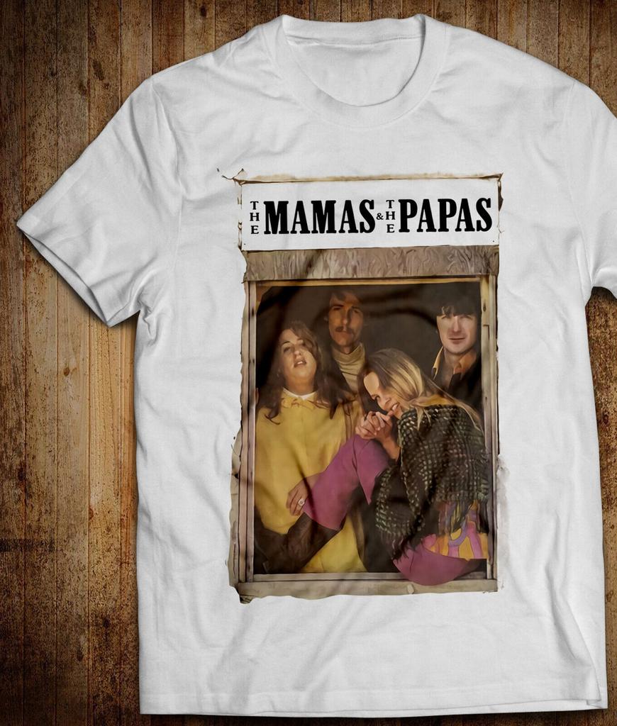 The Mamas & the Papas Album Cotton White All Size Unisex Shirt