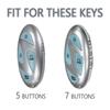 Silver Line 5 7 knappar TPU bilnyckelfodral för IONIQ 6 Nytt Grand Prix GN7 Nyckelskydd för Nya Kona SX2 bilnyckeltillbehör