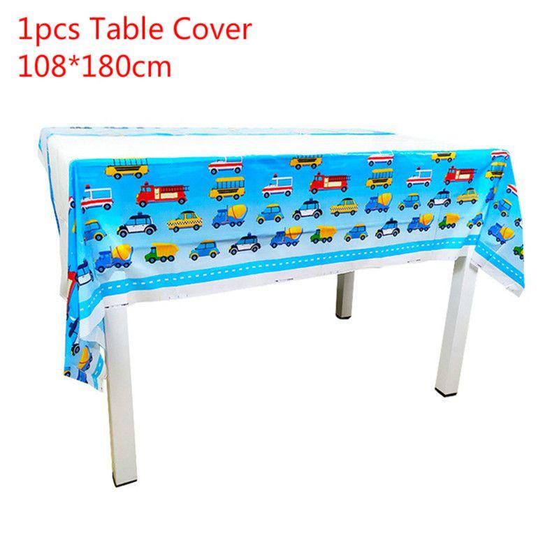 Engineering Car Childrens Birthday Party Theme Decoration Tableware Disposable