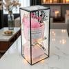 Ecarla Flower Box Bouquet of Scented Soap Flowers In a Box LED Buk20