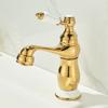 Antique Basin Faucet Gold Torneiras Bathroom Faucet Sink Faucet Single Handle Hole Faucet Basin Taps Hot Cold Mixer Tap Crane