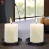 Iron Candlestick Holder Modern Minimalist Candle Rack Solid Metal Base for Home and Event Use