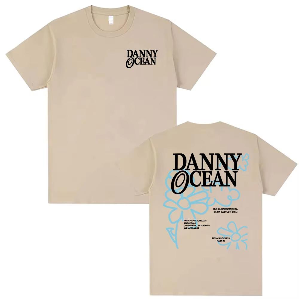Danny Ocean Babyloh Girl Printed Tee Shirt Men Women Clothing Fashion Aesthetic T-shirt Male Cotton Oversized T Shirt