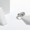 Adjustable Vintage Horus Eye Ring In Sterling Geometric Retro Statement Jewelry Men Women
