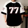 Unisex Casual Loose Fit American High Street Basketball Jersey T-shirt