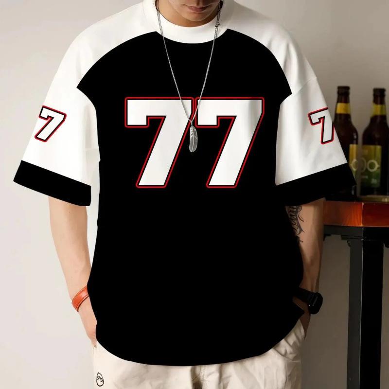 Unisex Casual Loose Fit American High Street Basketball Jersey T-shirt