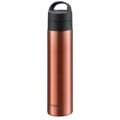 Tiger Thermos Water Bottle 600ml Vacuum Insulated Carbonated BottleBottleWarm/Cold Portable Compact Copper MKB-T601DB