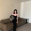 Black Spice Girl Sexy Hip Wrap Suspender Dress Rose Red French Temperament Slim Tight Skinny Waist Long Dress Female Summer
