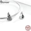 BAMOER Wedding Party Metal Beads for Women 925 Sterling Silver Charm Jewelry fit Original Bracelet & Bangle