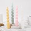 1PC Classic Colored Spiral Candles Party Decoration Candles Eco-Friendly Home Decor Candles Candle 2x18.5cm