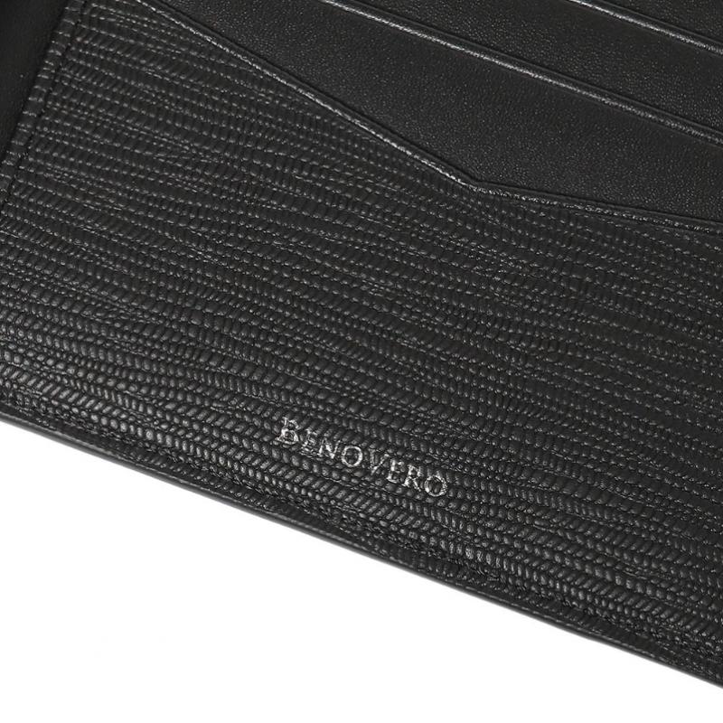 Benovero 2026 Ss Leather Wallet Black Bmg1acp2246k1 